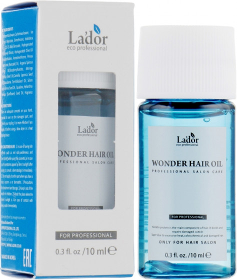 La'dor Wonder Hair Oil - Масло для блеска и гладкости волос