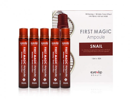 Eyenlip First Magic Ampoule Snail - Ампулы для лица с экстрактом улиточной слизи - 1