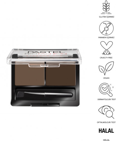 Pastel Profashion Duo Eyeshadow - Тени для бровей - 1