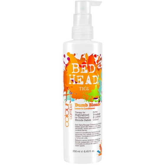 Tigi Bed Head Colour Combat Dumb Blonde Leave-In Conditioner - Восстанавливающий и сохраняющий цвет волос несмываемый бальзам для блондинок