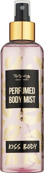Top Beauty Perfumed Body Mist Kiss Body - Парфюмированный мист для тела с шиммером Kiss Body