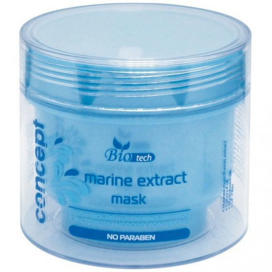 Concept Bio Tech Marine Extract Mask - Увлажняющая и ухаживающая маска для волос с экстрактом морских водорослей