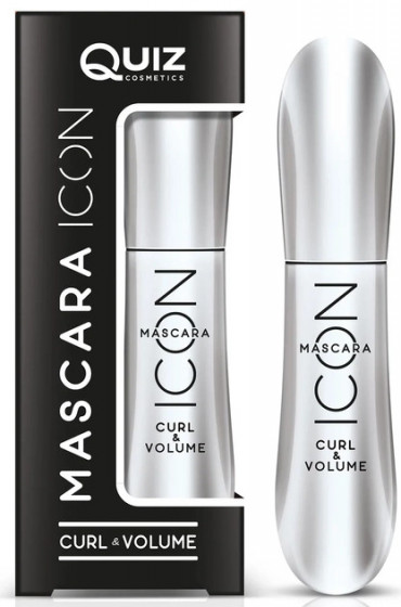 Quiz Cosmetics Icon Curl & Volume Mascara - Тушь для ресниц "Подкручивание и объем"