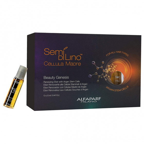 Alfaparf Semi Di Lino Sublime Cellula Madre Beauty Genesis - Эликсир для восстановления волос в ампулах