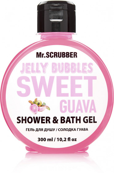 Mr.Scrubber Jelly Bubbles Shower & Bath Gel "Sweet Guava" - Гель для душа