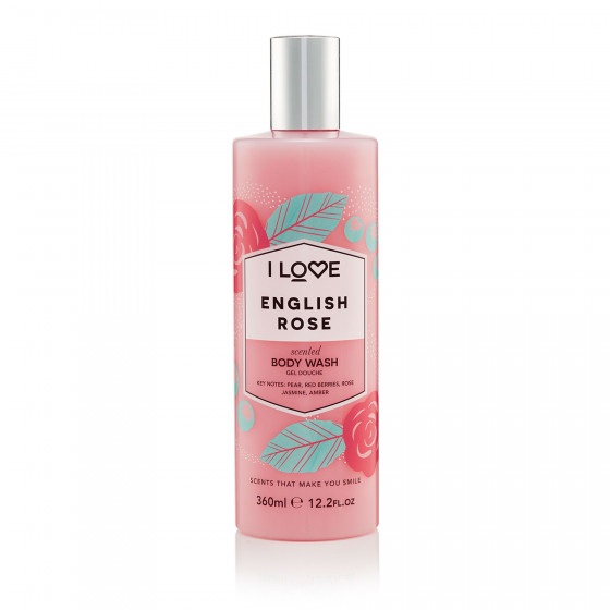 I Love English Rose Body Wash - Гель для душа "Английская роза"