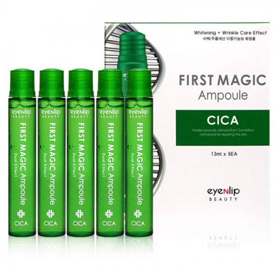 Eyenlip First Magic Ampoule Cica - Ампулы для лица с экстрактом центеллы - 1