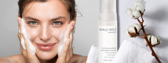 Malu Wilz Cotton Blossom Cleansing Mousse - Мусс для умывания с цветами хлопка - 1