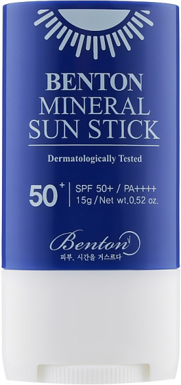 Benton Mineral Sun Stick SPF50+/PA++++ - Солнцезащитный стик на минеральной основе