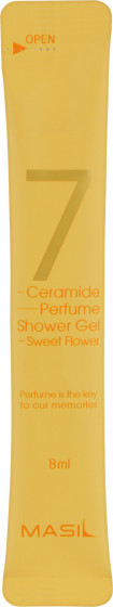 Masil 7 Ceramide Perfume Shower Gel Sweet Flower - Гель для душа с керамидами с ароматом сладких цветов