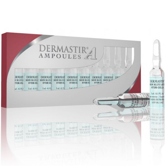 Dermastir Luxury Blue Lotus Stem Cells Ampoule - Ампулы Люкс со стволовыми клетками