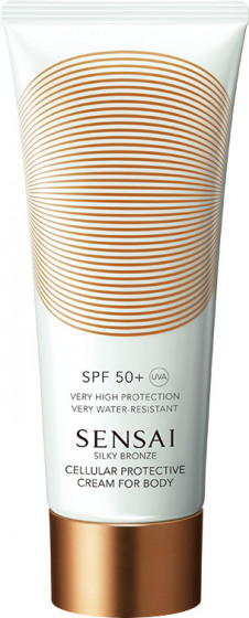 Kanebo Sensai Silky Bronze Cellular Protective Cream For Body SPF50+ - Солнцезащитный крем для тела