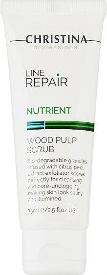 Christina Line Repair Nutrient Wood Pulp Scrub - Скраб для лица с деревянной целлюлозой - 1