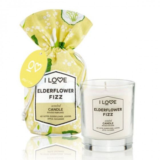 I Love Elderflower Fizz Scented Candle - Ароматическая свеча "Коктейль из бузины" - 3