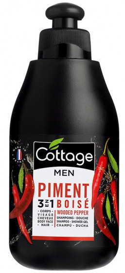 Cottage Homme Shower Gel & Shampoo Piment - Шампунь-гель "Листья перца"