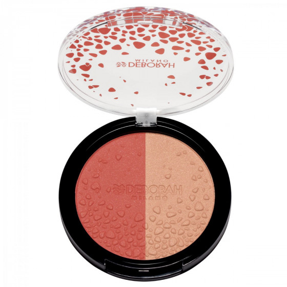 Deborah Duo Blush&Highlighter - Румяна и корректор 2-в-1