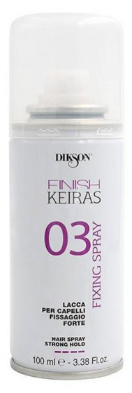 Dikson Keiras Finish Fixing Spray Lacca Fissaggio Forte 03 - Лак для волос сильной фиксации