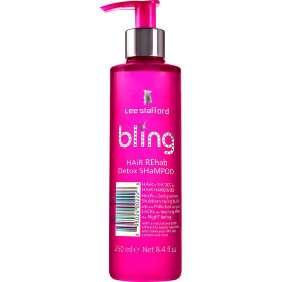 Lee Stafford Bling Hair Rehab Detox Shampoo - Восстанавливающий шампунь