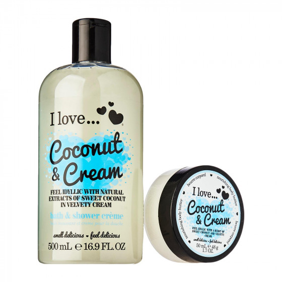 I Love Coconut & Cream Bath & Shower Creme - Крем для ванны и душа "Кокос со сливками" - 3