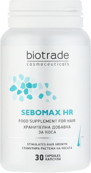 Biotrade Sebomax HR Food Supplement For Hair - Пищевая добавка против выпадения волос