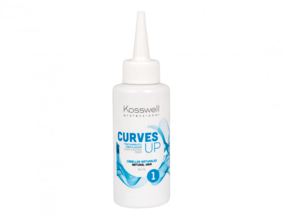 Kosswell Professional Curves Up 1 - Средство для долговременной укладки для натуральных волос №1