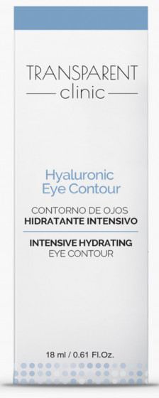 Transparent Clinic Hyaluronic Eye Contour Cream - Увлажняющий крем для кожи вокруг глаз с гиалуроновой кислотой - 2