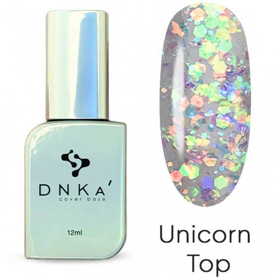 DNKa Unicorn Top - Топ для гель лака без липкого слоя с камифубуками