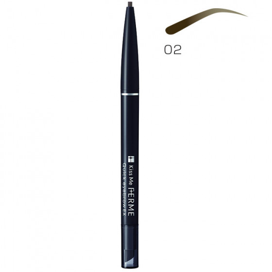 Isehan Ferme Quick Eyebrow Pencil - Карандаш для бровей - 1