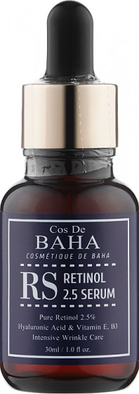 Cos De BAHA Retinol 2.5 Serum - Омолаживающая сыворотка для лица с ретинолом