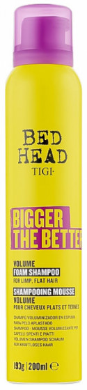 Tigi Bed Head Bigger The Better Volume Foam Shampoo - Шампунь-пена для объема волос