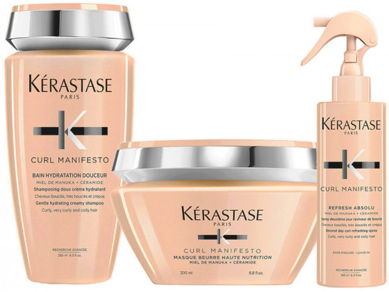 Kerastase Curl Manifesto Bain Hydratation Douceur - Увлажняющий шампунь-ванна для вьющихся волос - 6