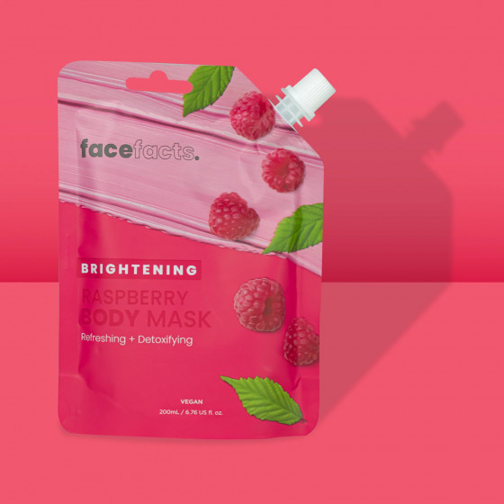 Face Facts Brightening Raspberry Body Mask - Осветляющая маска для тела "Малина" - 1