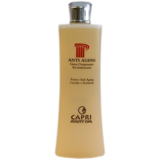 Capri Beauty Line Anti Aging Caviar and Retinol Tonic - Тоник с экстрактом икры и ретинола