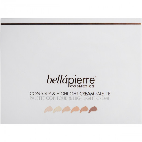 Bellapierre Contour & Highlight Cream Palette - Кремовая палетка для скульптурирования лица - 1