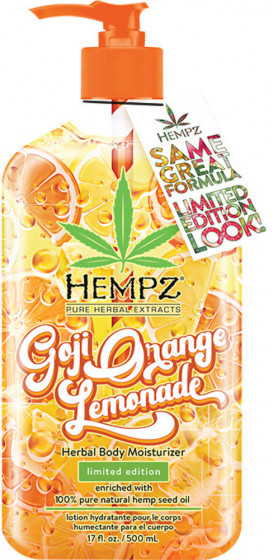 Hempz Goji Orange Lemonade Herbal Body Moisturizer - Молочко для тела "Годжи и Апельсиновый Лимонад"