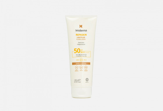 Sesderma Repaskin Light Fluid Body Sunscreen SPF50+ - Солнцезащитный флюид для тела - 1