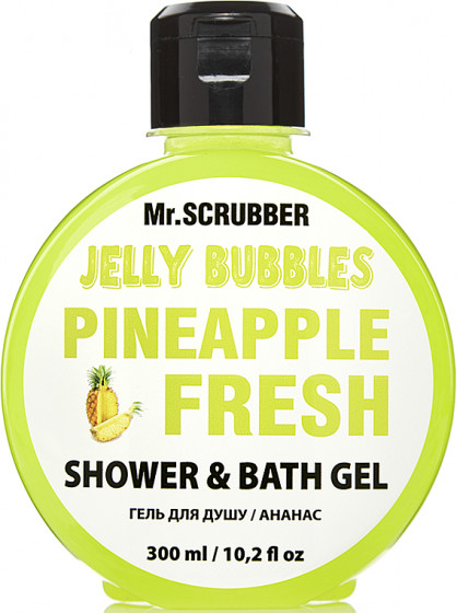 Mr.Scrubber Jelly Bubbles Shower & Bath Gel "Pineapple" - Гель для душа