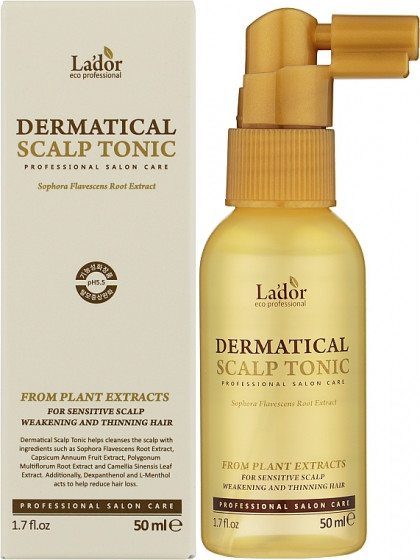 La'dor Dermatical Scalp Tonic - Тоник-спрей для роста и восстановления волос