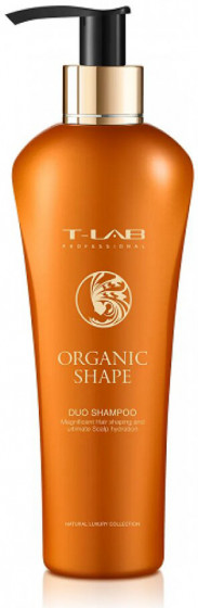 T-LAB Professional Organic Shape Duo Shampoo - Дуо-шампунь для разглаживания и питания волос