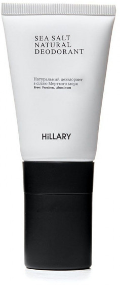 Hillary Sea Salt Natural Deodorant - Натуральный дезодорант с солью Мертвого моря