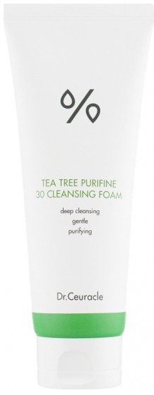 Dr.Ceuracle Tea Tree Purifine 30 Cleansing Foam - Гель-пенка для умывания с экстрактом чайного дерева