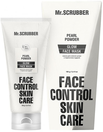 Mr.Scrubber Face Control Skin Care Glow Pearl Powder Face Mask - Маска для сияния кожи с жемчужной пудрой