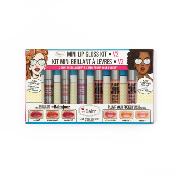 TheBalm Mini Lip Gloss Kit V2 - Набор мини блесков для губ