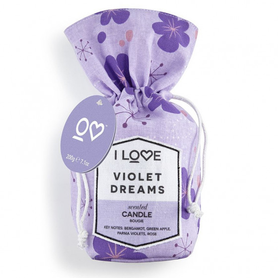 I Love Violet Dreams Candle - Ароматическая свеча "Фиалка" - 1