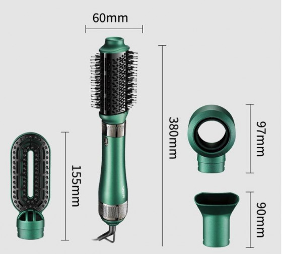 VGR V-493 - Фен-щетка Мультистайлер 4в1 с насадками - 1