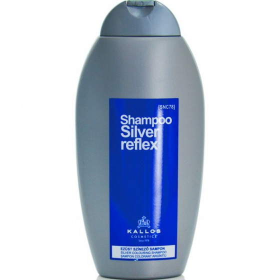 Kallos Silver Colouring Shampoo - Шампунь серебряный для седых волос