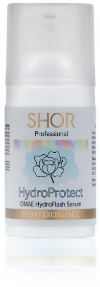 Shor Cosmetics Hydro Protect DMAE HydroFlash Serum - Восстанавливающая сыровотка для лица