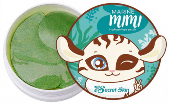 Secret Skin Marine Mimi Hydrogel Eye Patch - Гидрогелевые патчи для глаз с экстрактом морских водорослей - 2