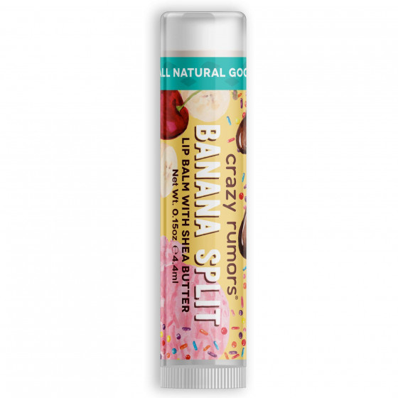 Crazy Rumors Banana Split Lip Balm - Бальзам для губ