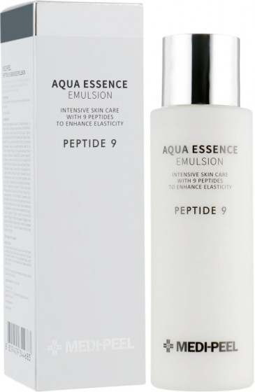 Medi Peel Peptide 9 Aqua Essence Emulsion - Увлажняющая эмульсия для лица с пептидами - 1